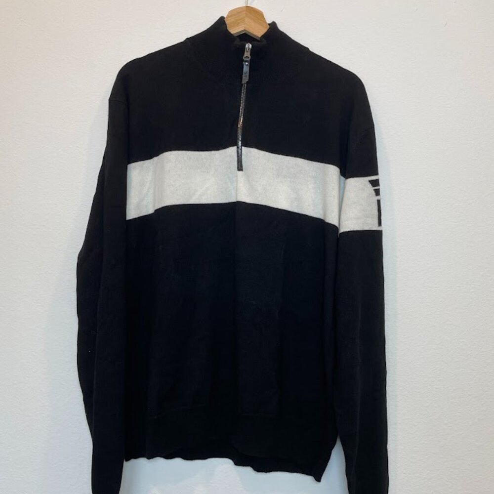 PXG White Stripe 1/4-Zip Sweater SIZE M